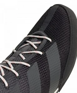 Boxing Shoes Adidas Box Hog 3 - Grey/black, FV6586