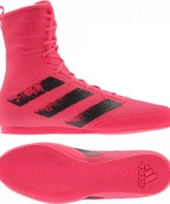 Boxing Shoes Adidas Box Hog 3 - Pink, FX1991