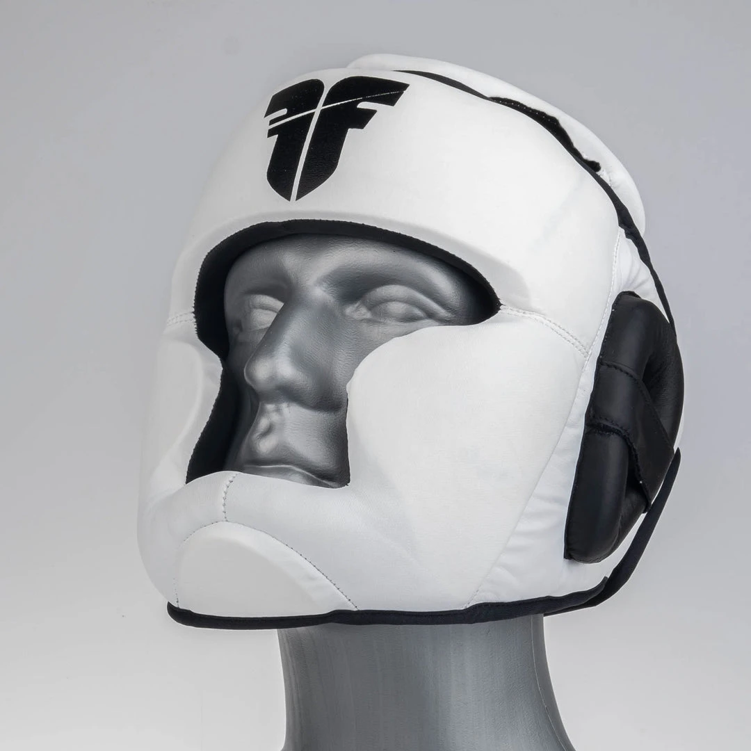 Headguard Fighter Sparring - White, JE1421PUWHT PROTECTION 9 Headguard Fighter Sparring - White, JE1421PUWHT PROTECTION