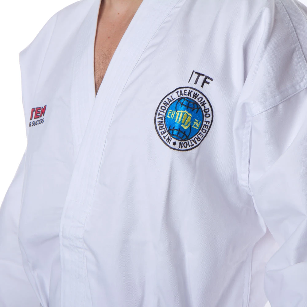 Taekwondo ITF Uniforms Top Ten Dobok KYONG - Student - White, 1669-1-CZ 6 Taekwondo ITF Uniforms Top Ten Dobok KYONG - Student - White, 1669-1-CZ