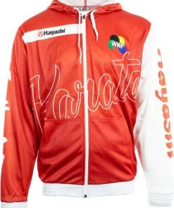 Hoodies Hoody TOP TEN Karate WKF - Red/white, 19341-41
