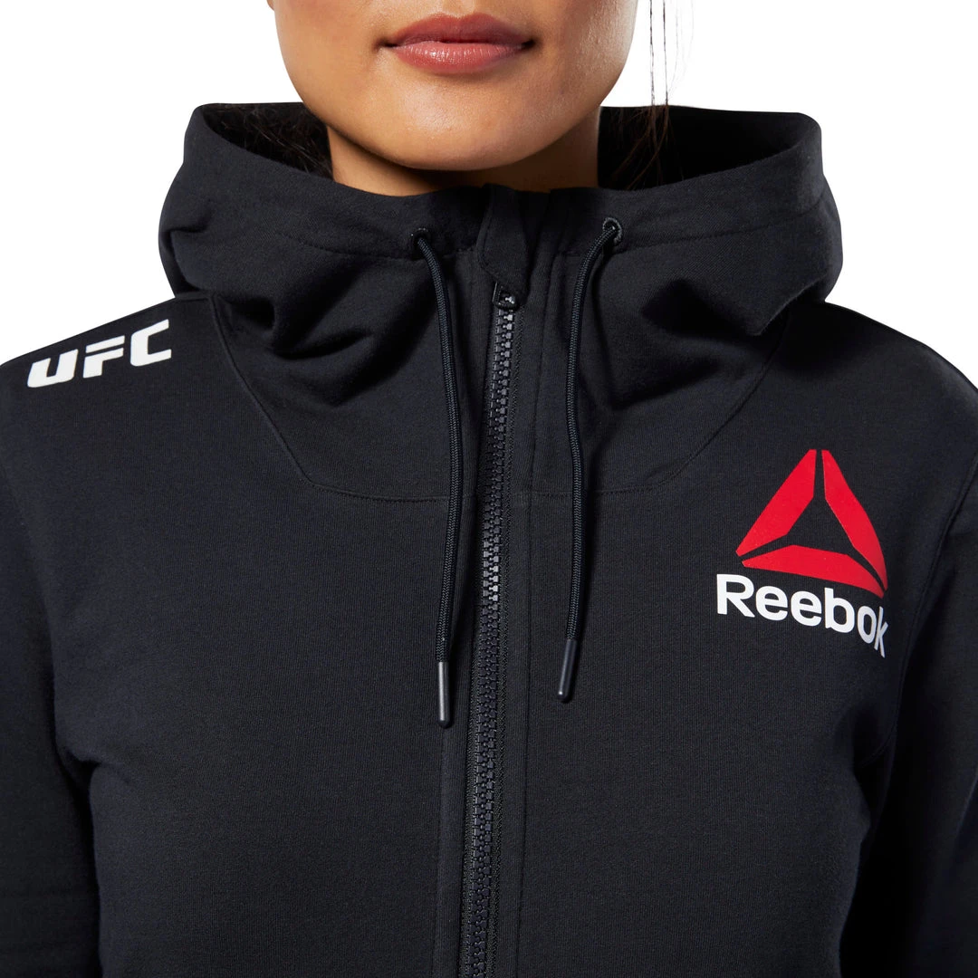 Reebok Hoodies UFC FIGHT NIGHT Blank Walkout Hoodie - Black, CE7494 7 Reebok Hoodies UFC FIGHT NIGHT Blank Walkout Hoodie - Black, CE7494