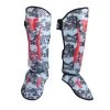 Fighter Shinguards Thai Ergo - Grey Camo, FSG-004GCR 2 Fighter Shinguards Thai Ergo - Grey Camo, FSG-004GCR