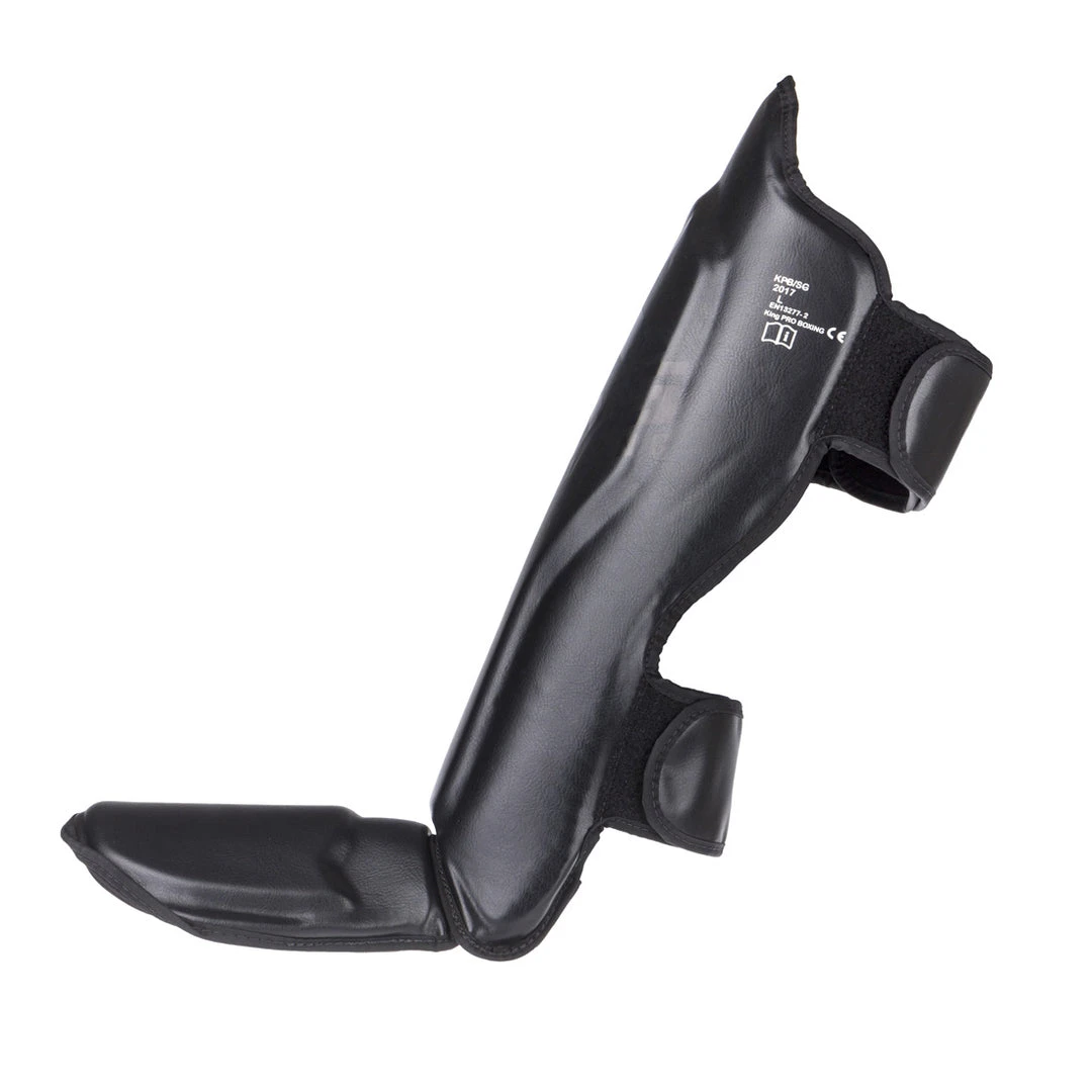 King Pro Boxing Shin Guards - Black/black, KPB-SGBB1 4 King Pro Boxing Shin Guards - Black/black, KPB-SGBB1