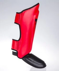 PROTECTION Fighter Shinguards Thai Classic - Red/black, JE1573RB