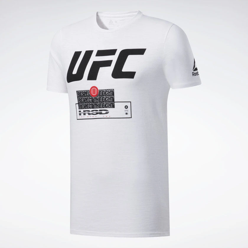 T-Shirts Reebok UFC FG Fight Week Tee- White, FJ5156 3 T-Shirts Reebok UFC FG Fight Week Tee- White, FJ5156