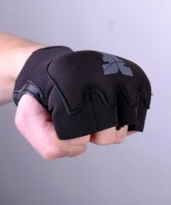 Fighter Strap Gel Hand-Wraps - Black, FGW-001BB GLOVES