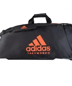 Adidas TKD TROLLEY Bag - Black/orange, ADIACC057CS-ORANGE TRAINING