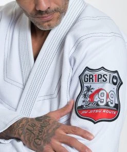 BJJ Uniforms Kimono Grips Cali 99 - White, G10112-WHT 14 BJJ Uniforms Kimono Grips Cali 99 - White, G10112-WHT