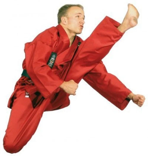 Hayashi Karate Gi KIRIN - Red, 022-4 Karate Uniforms 3 Hayashi Karate Gi KIRIN - Red, 022-4 Karate Uniforms