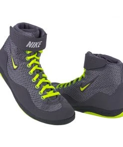 Nike Inflict Wrestling Shoes - Black/neon-green, 325256007