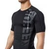 Reebok Training T-Shirts Workout Graphic Compression Tee - Black, EC0960