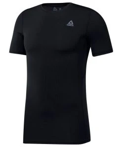 Training T-Shirts Reebok WOR Logo Compression Tee - Black, DP6163