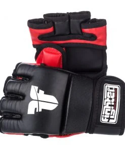 Fighter MMA Gloves - Black/red, FMG01