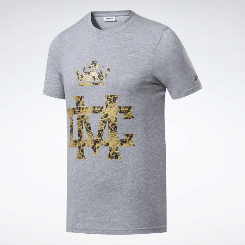 Reebok Combat Conor McGregor Tee - Grey, FM1493 3 Reebok Combat Conor McGregor Tee - Grey, FM1493