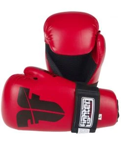 Fighter Open Gloves Strap - Dark Red, FOG-001R