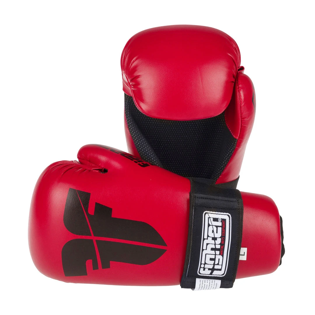 Fighter Open Gloves Strap - Dark Red, FOG-001R 3 Fighter Open Gloves Strap - Dark Red, FOG-001R