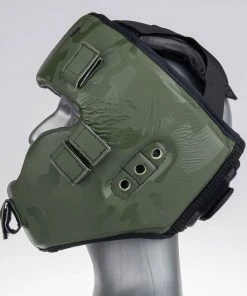 Fighter Shock Head Guard - Khaki/camo, JE999-KHC
