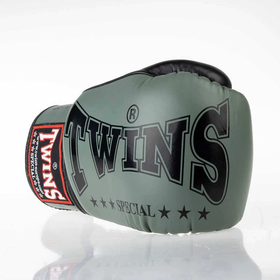 Boxing Gloves Twins - Khaki, BGVL-8-GREEN 4 Boxing Gloves Twins - Khaki, BGVL-8-GREEN