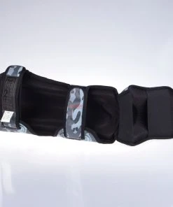 Fighter Shinguards Thai Ergo - Grey Camo, FSG-004GCR