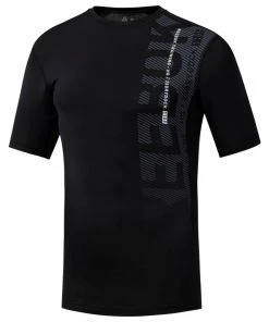 Reebok Training T-Shirts Workout Graphic Compression Tee - Black, EC0960 15 Reebok Training T-Shirts Workout Graphic Compression Tee - Black, EC0960