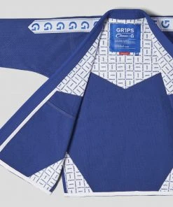 BJJ Uniforms Grips Classic Logo BJJ Kimono - Blue/white, G10124-BLUWHT 13 BJJ Uniforms Grips Classic Logo BJJ Kimono - Blue/white, G10124-BLUWHT
