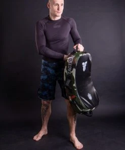 Fighter Kicking Shield - MULTI GRIP - Tactical Series - Black/camo, FKSH-14 TRAINING