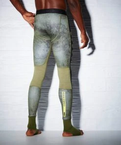 Compression Shorts Reebok Combat Training Ankle Lock Tight - Black/green, AP6721