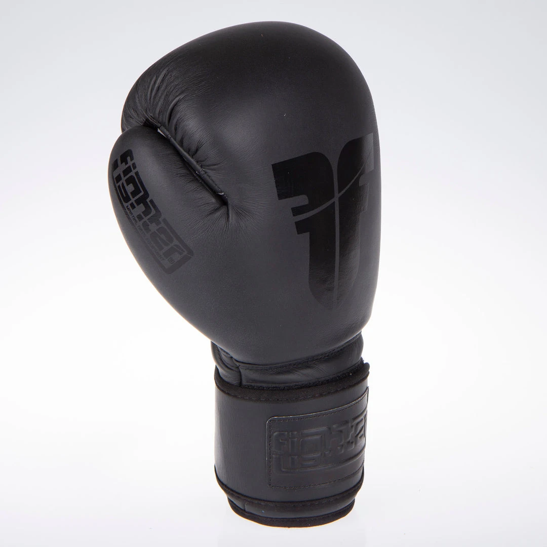 Fighter Boxing Gloves SPLIT - Matt Black, FBG-001B 7 Fighter Boxing Gloves SPLIT - Matt Black, FBG-001B