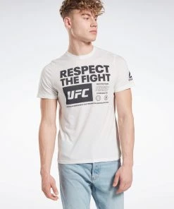 Reebok UFC Fan Gear Mens T-shirt - White, FU1292 T-Shirts