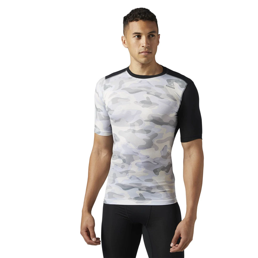 Reebok Activchill Compression Tee Camo Print - Camo, BQ3442 3 Reebok Activchill Compression Tee Camo Print - Camo, BQ3442