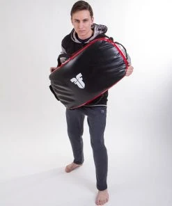 Fighter Reversible Kicking Shield - MULTI GRIP - Black/red, FKSH-11 TRAINING
