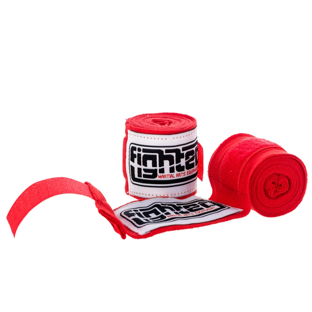 GLOVES Fighter Handwraps - Red, JE-1559RD 3 GLOVES Fighter Handwraps - Red, JE-1559RD