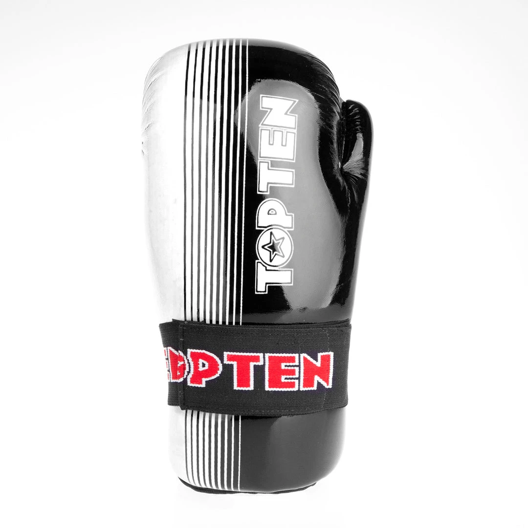 Pointfighter TOP TEN Glossy - Black/white, 2067-91LA GLOVES 10 Pointfighter TOP TEN Glossy - Black/white, 2067-91LA GLOVES