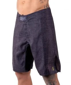 Fighter MMA Shorts - Life Is A Fight - Grey, FSHM-12