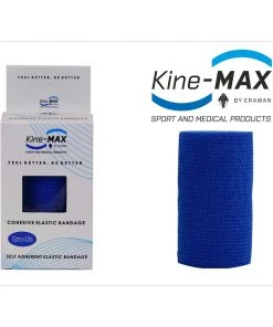 KinesioMAX TRAINING Kine-MAX Self-securing Elastic Bandage-5cm,7,5cm,10cm - Blue, CEB5BLU,CEB7BLU,CEB10BLU 7 KinesioMAX TRAINING Kine-MAX Self-securing Elastic Bandage-5cm,7,5cm,10cm - Blue, CEB5BLU,CEB7BLU,CEB10BLU