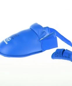 Hayashi Karate Kickprotector - Instep And Shin WKF - Blue, 343-6N 18 Hayashi Karate Kickprotector - Instep And Shin WKF - Blue, 343-6N