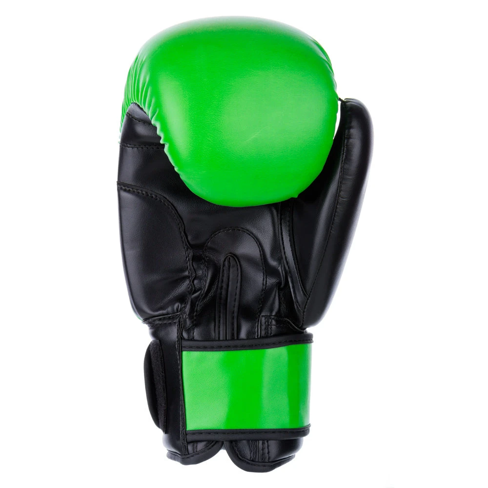 Fighter Basic Gloves - Neon Green/black, 1376APUFG 6 Fighter Basic Gloves - Neon Green/black, 1376APUFG