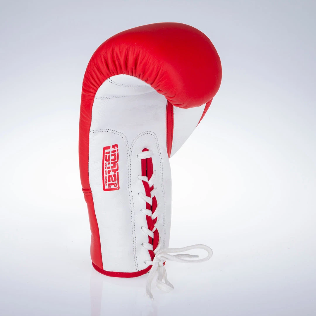 Fighter Boxing Gloves Competition Pro - Red/white, FBG-004R 6 Fighter Boxing Gloves Competition Pro - Red/white, FBG-004R