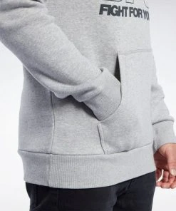 Hoodies Reebok UFC FG Hoodie - Grey, FK2342