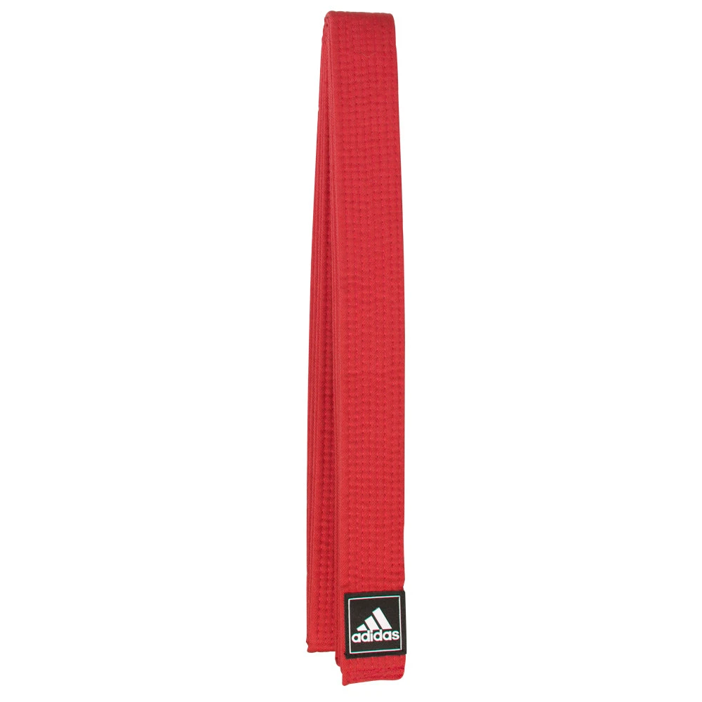 Belts Martial Arts Adidas Belt - Red, Adibrd 3 Belts Martial Arts Adidas Belt - Red, Adibrd