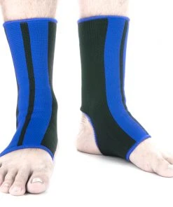 Fighter Ankle Support - Black/blue, FAS-06