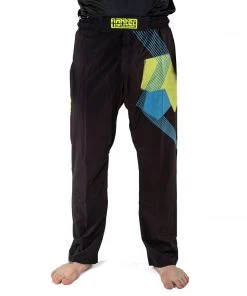 Fighter Pants - FIGHT - Black/blue, FF-P003BBY