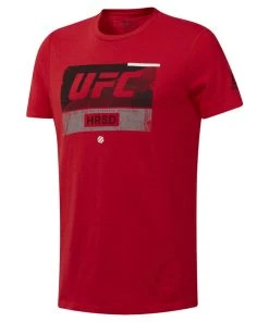 Reebok UFC Fight Week T-shirt - Red, DU4573 T-Shirts