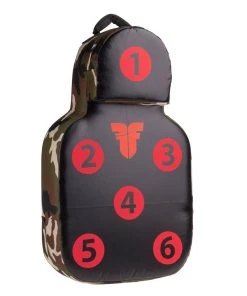 Fighter Dummy Shield For Power Wall - Black/camo, FPWS-03-CB