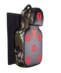 Fighter Dummy Shield For Power Wall - Black/camo, FPWS-03-CB