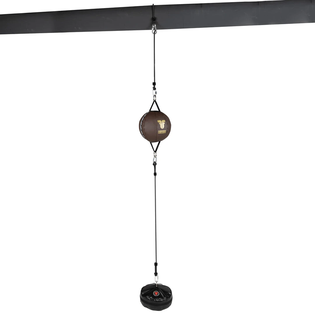 TRAINING Fighter Punch Ball With Base MF-PRO - Brown/gold 4 TRAINING Fighter Punch Ball With Base MF-PRO - Brown/gold