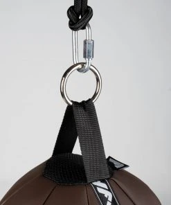 TRAINING Fighter Punch Ball With Base MF-PRO - Brown/gold 10 TRAINING Fighter Punch Ball With Base MF-PRO - Brown/gold