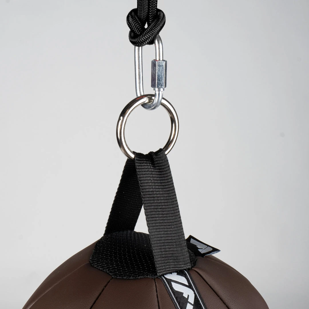 TRAINING Fighter Punch Ball With Base MF-PRO - Brown/gold 5 TRAINING Fighter Punch Ball With Base MF-PRO - Brown/gold