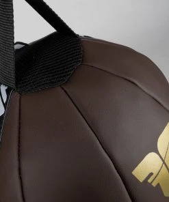 TRAINING Fighter Punch Ball With Base MF-PRO - Brown/gold 11 TRAINING Fighter Punch Ball With Base MF-PRO - Brown/gold